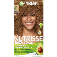 Dark Golden Blonde Hair Color Nutrisse Ultra Creme Nourishing Permanent Cream - Garnier