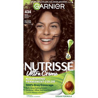Deep Chestnut Brown Hair Color Nutrisse Ultra Creme Nourishing Permanent Color Grey Coverage - Garnier