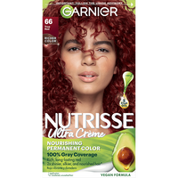 True Red Hair Color Nutrisse Ultra creme Nourishing permanent color Gray Coverage - Garnier