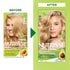 Light Golden Blonde Hair Before and After Honey Butter Nutrisse Nourishing Color Creme - Garnier