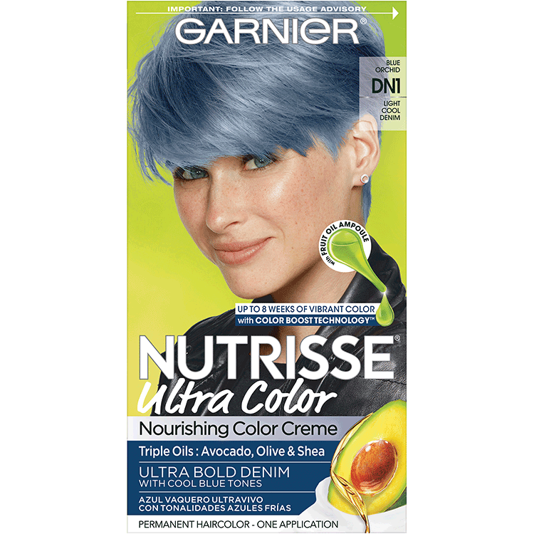 Garnier Nutrisse Ultra Color Nourishing Hair Color Creme dn1 Light Cool Denim