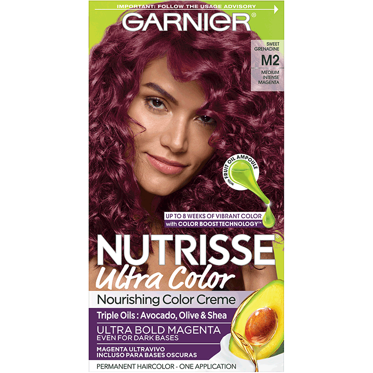 Garnier Nutrisse Ultra Color Nourishing Hair Color Creme Sweet Grenadine m2