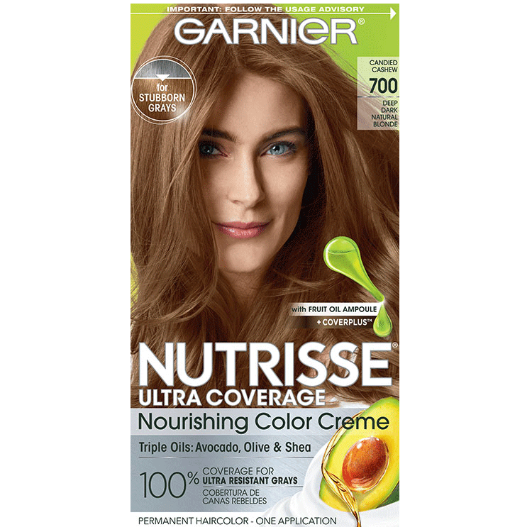 Front view of Nutrisse Ultra Coverage 700 - Candied Cashew.