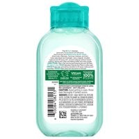 Back of pack of Garnier Micellar Cleansing Water with Hyaluronic Acid + Aloe 700mL