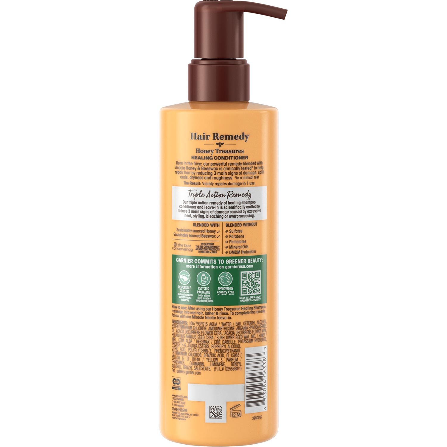 Garnier Whole Blends - Sulfate Free Conditioner Honey back